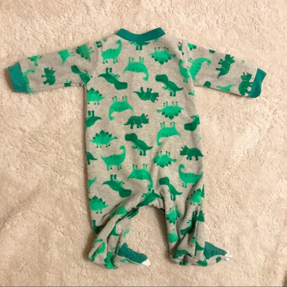 Fleece dinosaur print one piece - Picture 2 of 5